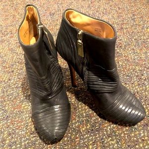 L.A.M.B. Leather Ankle Boots 8